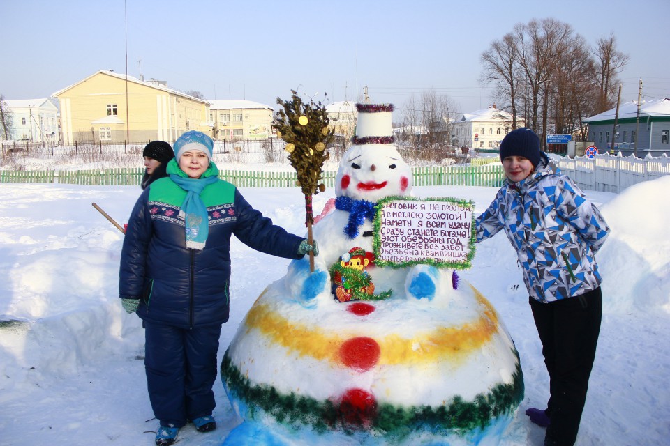 Снежный город «Зимних забав»