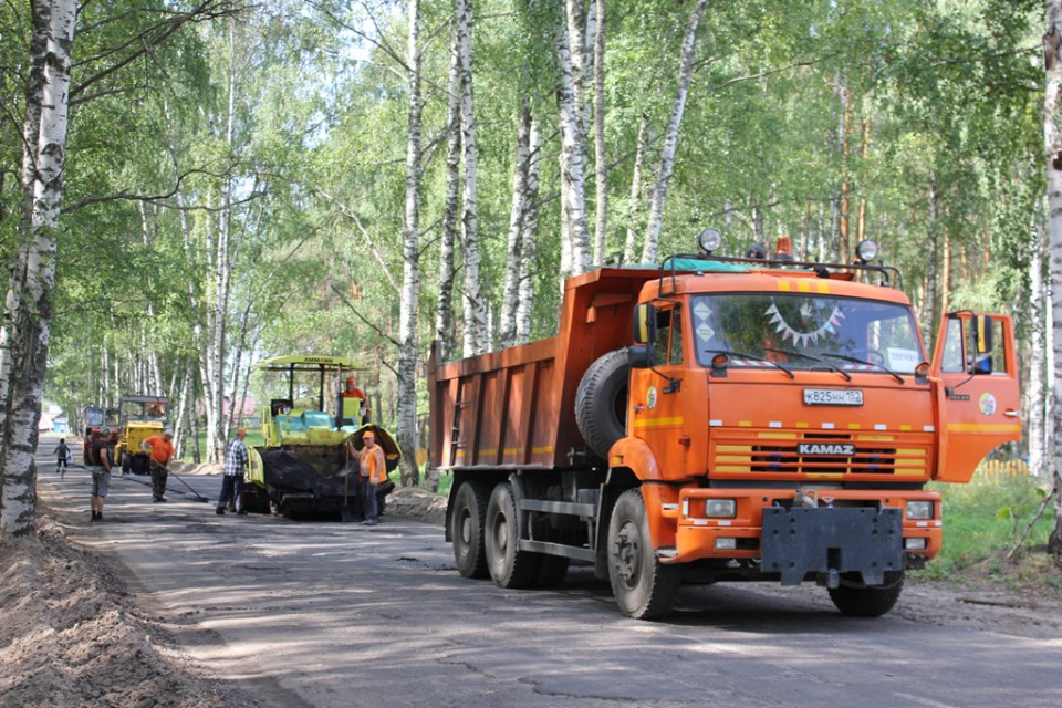 Ремонтируются дороги