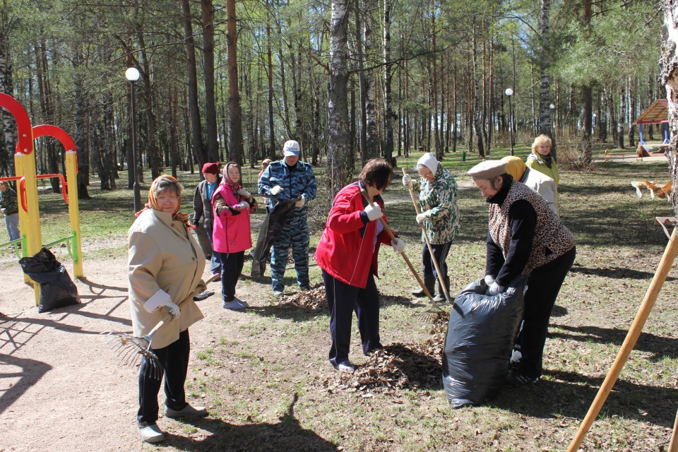 В поселковом парке