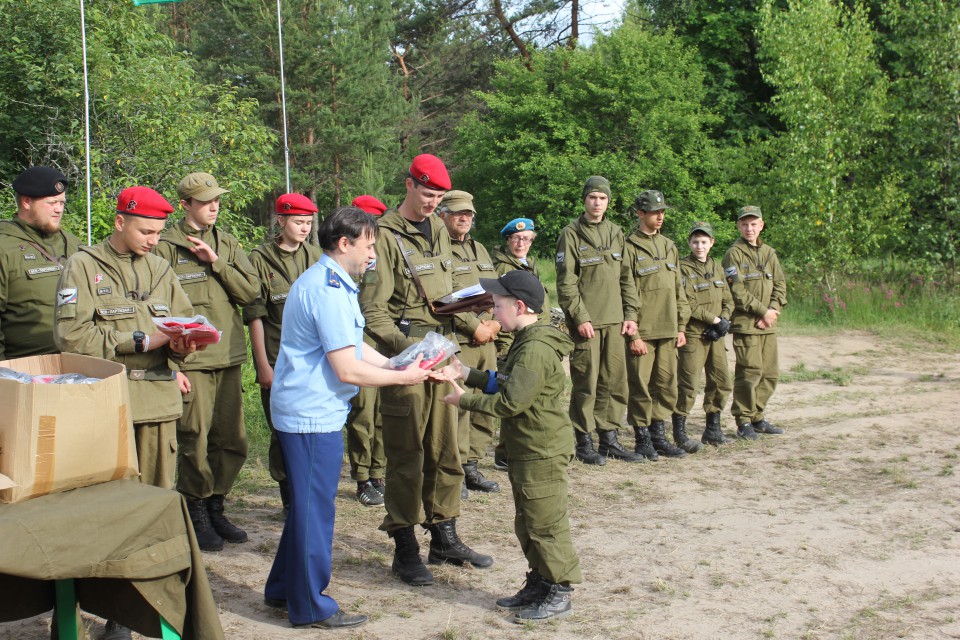 Пополнение в рядах юнармейцев