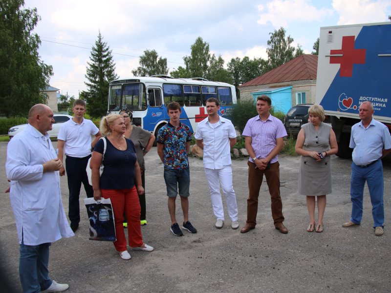 Поезд здоровья в Ковернинском районе