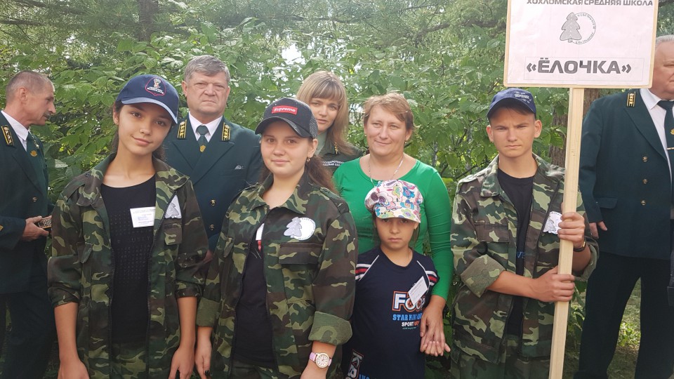 На слёте школьных лесничеств. Выступили достойно!