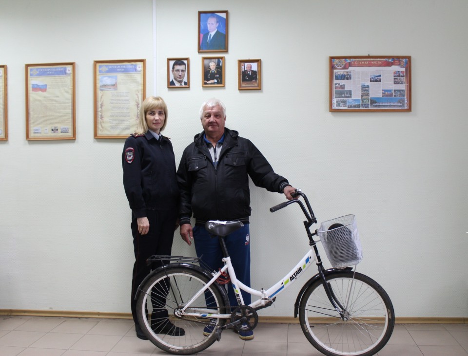 Ковернинские сотрудники полиции раскрыли кражу и вернули похищенный велосипед владельцу