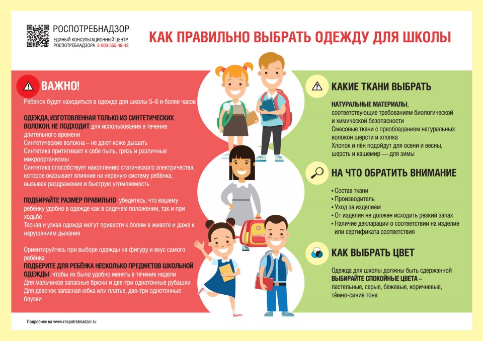 О рекомендациях, как выбрать одежду для школы