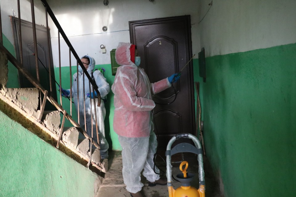 Стоп, коронавирус Дезинфекция – на первом месте